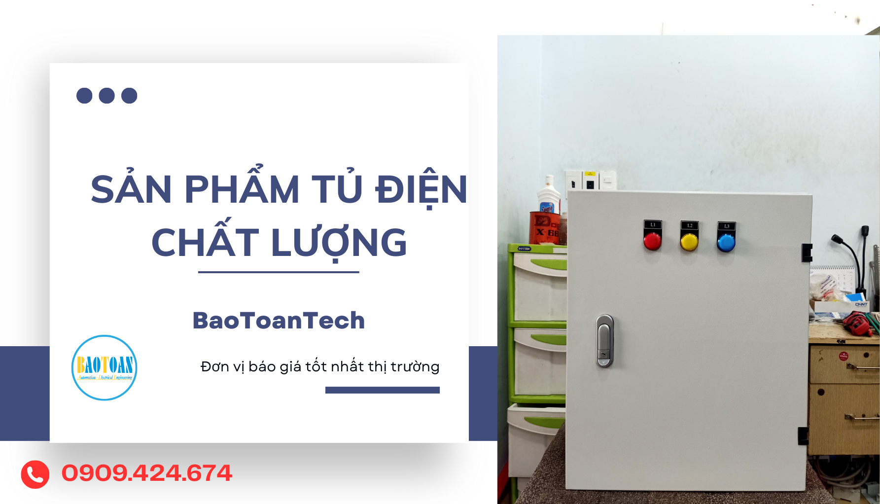 Tủ điện cấp nguồn cho căn hộ tại BaoToanTech