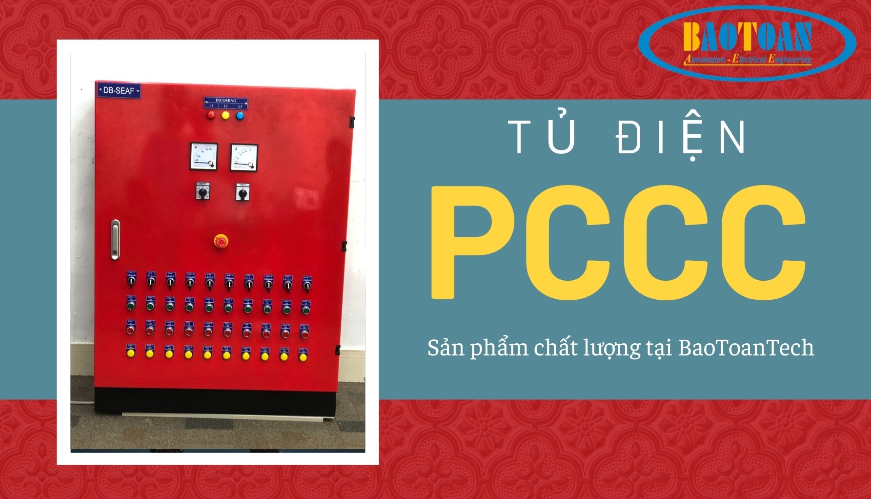 Tủ điện PCCC tại BaoToanTech